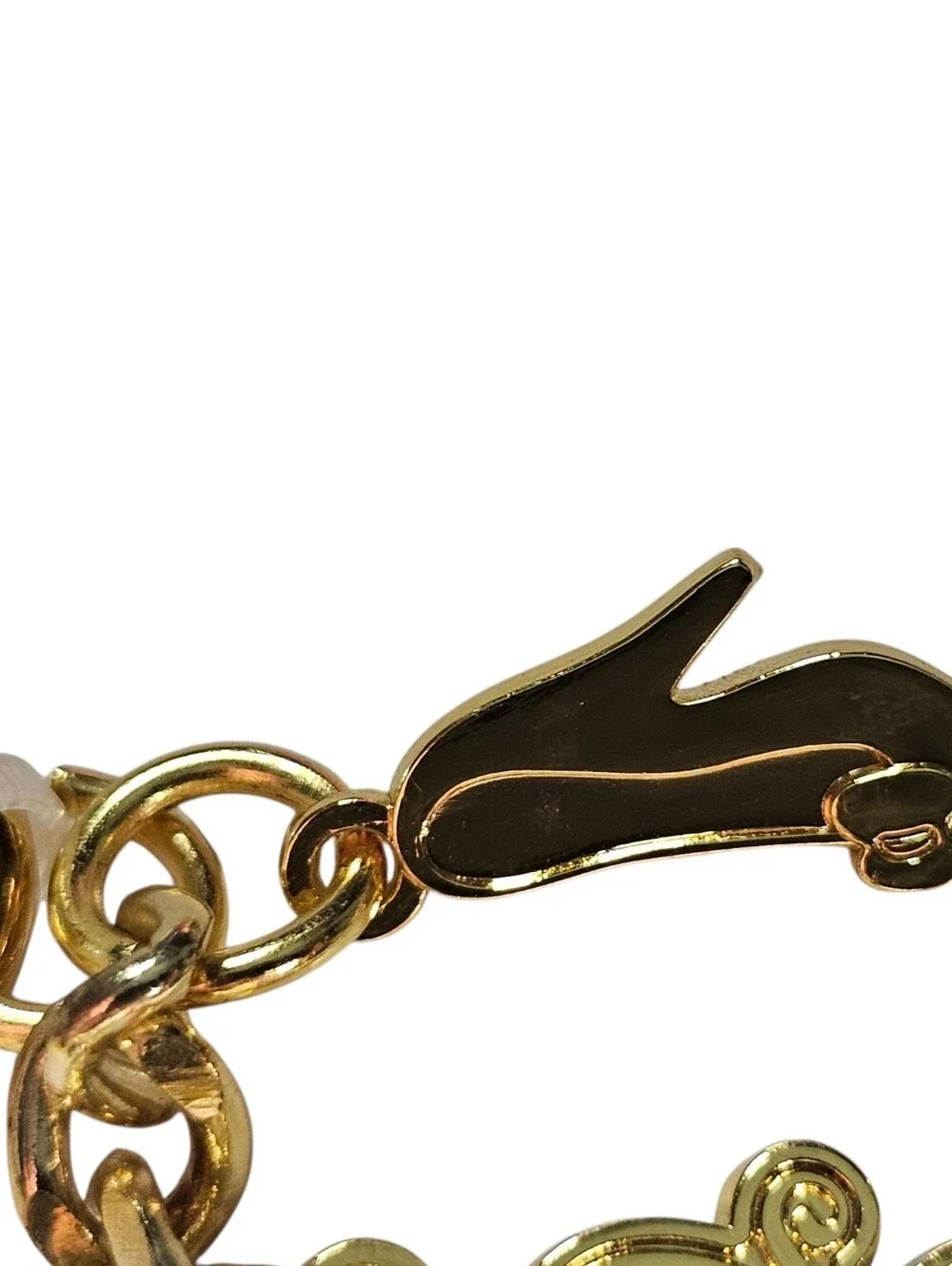 Disney Parks Cinderella 'Let's Shine' Glitter Keychain - NWOT